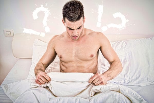 ベッド男性